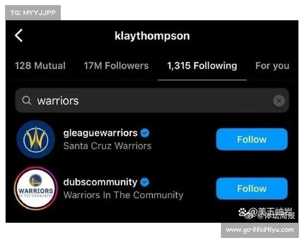 克莱取关勇士后社交媒体发声，调侃球迷嘲笑自己现(勇士队克莱尔)